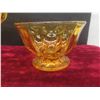 Image 4 : Coloured Glass – Fruit Bowl, Vases, and Candy Dish (Amber, Green, Blue)