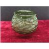 Image 8 : Coloured Glass – Fruit Bowl, Vases, and Candy Dish (Amber, Green, Blue)