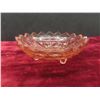 Image 9 : Coloured Glass – Fruit Bowl, Vases, and Candy Dish (Amber, Green, Blue)
