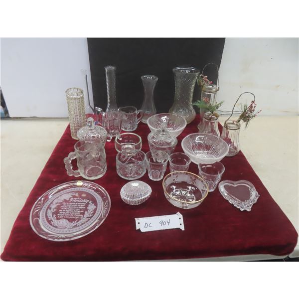 Crystal and Cut Glass – Vases, Sugar Bowls, Creamers, Juice Glasses and More