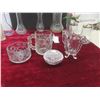 Image 5 : Crystal and Cut Glass – Vases, Sugar Bowls, Creamers, Juice Glasses and More