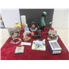 Image 1 : Shelf Decor – Vases, Hallmark Ornament, Blue Mountain Style Pieces and More
