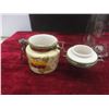 Image 10 : Salt and Pepper Shakers, Vintage Milk Bottle, Coal Oil Lamp (Missing Chimney), and Napkin Rings