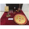Image 1 : Bailey Glasses, Decanter w/ 2 Cups, NY City Souvenir Perpetual Desk Calendar and More