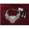 Image 1 : Vintage Rhinestone and Earrings Set