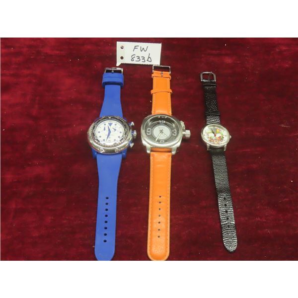 Vintage Watches – Looney Tunes, Miami Beach, and Bijoux Jerner – All Need Batteries