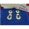 Image 1 : Camrose and Kross – Jacqueline Bouvier Kennedy Emerald Style Earrings – High End