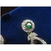 Image 5 : Camrose and Kross – Jacqueline Bouvier Kennedy Emerald Style Earrings – High End