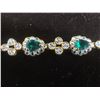 Image 3 : Camrose and Kross – Jacqueline Bouvier Kennedy Emerald Style Bracelet – Authentic High End