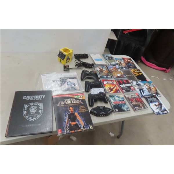 Home Video Game – PlayStation 2 and 3, Game Controllers, Books and More
