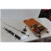 Image 1 : Tackle Box and Boat – 100+ Fishing Items and Reels