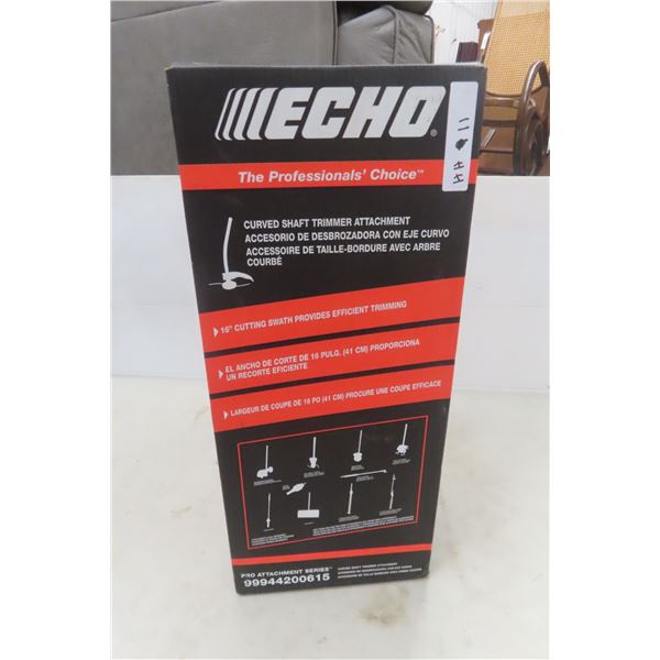 New Echo Curved Shaft Trimmer Attachment