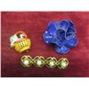 Image 2 : Fashion Jewelry – Necklace, Earrings, Beaded Necklace, Brooches, and Gold Tone Chain