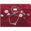 Image 1 : 3 Coro Rhinestone Brooches, 2 Vendome Necklaces, Ring, and 4 Rhinestone Brooches