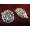 Image 3 : 3 Coro Rhinestone Brooches, 2 Vendome Necklaces, Ring, and 4 Rhinestone Brooches