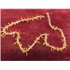 Image 9 : Necklaces – Coral, Bone, Black Iridescent and Green Beads, Shell Necklaces w/ Matching Earrings