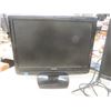 Image 2 : Toshiba 19" TV Receiver w/ Power Cord, Asus 23" Monitor (No Power Cord), and Solar Light