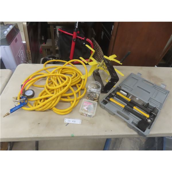 Air Hose, Air Tools, Dent Repair Kit