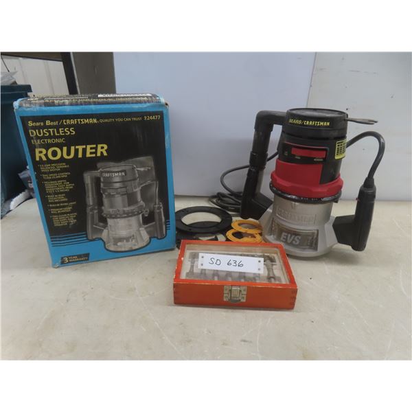 Craftsman Router and Porter Cable Bits