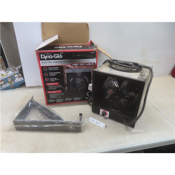 Dyna-Glo Electric Garage Heater – 4,800 Watts, 240V, 16,380 BTUs