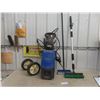 Image 1 : Electric Power Washer w/ Hose, Wand, Broom, and Garden Hose Broom Hook Up
