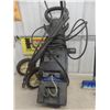 Image 7 : Electric Power Washer w/ Hose, Wand, Broom, and Garden Hose Broom Hook Up