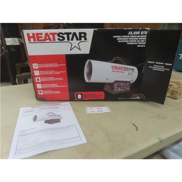 New Heat Star Portable Propane Heater – 35,000 BTUs