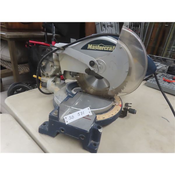 Mastercraft 10" Compound Mitre Saw – Model 55-6802-6, 13 Amp