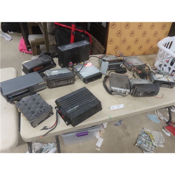 Motomaster Eliminator, Blaupunkt CD Changer, Auto Stereo Components (Panasonic, JVC, Alpine), CB