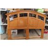 Image 1 : Oak Headboard – 80" Wide