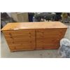 Image 1 : Pine 6-Drawer Dresser – 29" x 59" x 17"