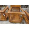Image 4 : 3-Piece Coffee Table – 10" x 55" x 25" and End Tables – Qty 2, 21" x 22" x 26"