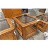 Image 5 : 3-Piece Coffee Table – 10" x 55" x 25" and End Tables – Qty 2, 21" x 22" x 26"