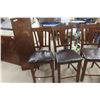 Image 7 : Kitchen Table w/ Leaf and 6 Chairs