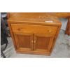 Image 14 : 4-Piece Oak Bedroom Set – Dresser 29" x 66" x 18" and Tri Mirror 45" x 51" +