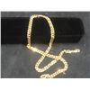 Image 5 : New 14K Gold Plated 7.5mm Cuban Link Necklace — 24" Long