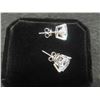 Image 2 : New 925 Sterling Silver 3.0ct Each Simulated Diamond (C2) Stud Earrings — White Gold Overlay
