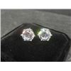 Image 5 : New 925 Sterling Silver 3.0ct Each Simulated Diamond (C2) Stud Earrings — White Gold Overlay