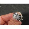 Image 8 : New Platinum Plated 1.0ct Simulated Diamond (C2) Man's Ring — Resizeable