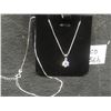 Image 1 : New 925 Sterling Silver 1.0ct Moissanite Lab Diamond Solitaire Necklace — VVS1 — GRA Report