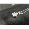 Image 9 : New 925 Sterling Silver 1.0ct Moissanite Lab Diamond Solitaire Necklace — VVS1 — GRA Report