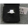 Image 1 : New 925 Sterling Silver 1.5ct Simulated Diamond (C2) Twist Ring — Size 7 — White Gold Overlay