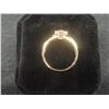Image 2 : New 18K Gold Plated 0.8ct Simulated Diamond (CC2) Chanel Ring — Size 7