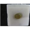 Image 3 : 4.2ct Natural Golden Rutile Quartz — Oval Cabochon Cut — 9.1 x 11.6mm