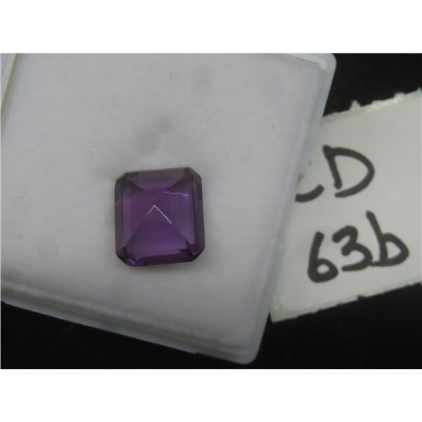 5.8ct Natural Amethyst — Emerald Cut — 10.4 x 12.0mm