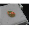 Image 2 : 1.9ct Natural White Fire Opal — Pear Cabochon Cut — 7.9 x 12.6mm