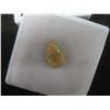 Image 4 : 1.9ct Natural White Fire Opal — Pear Cabochon Cut — 7.9 x 12.6mm