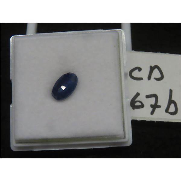 3.1ct Natural Blue Sapphire — Heat Treated — Oval Cut — 6.7 x 10.3mm