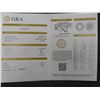 Image 7 : New 5.0 Carat Moissanite Lab Diamond — Round Brilliant Cut — GH — VVS1 — GRA Report