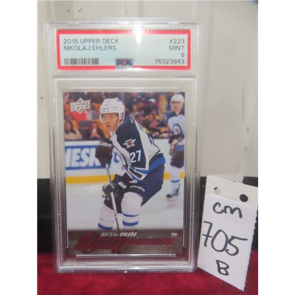 Graded Nikolaj Ehlers Young Guns Rookie Card